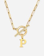 Initial Toggle Necklace