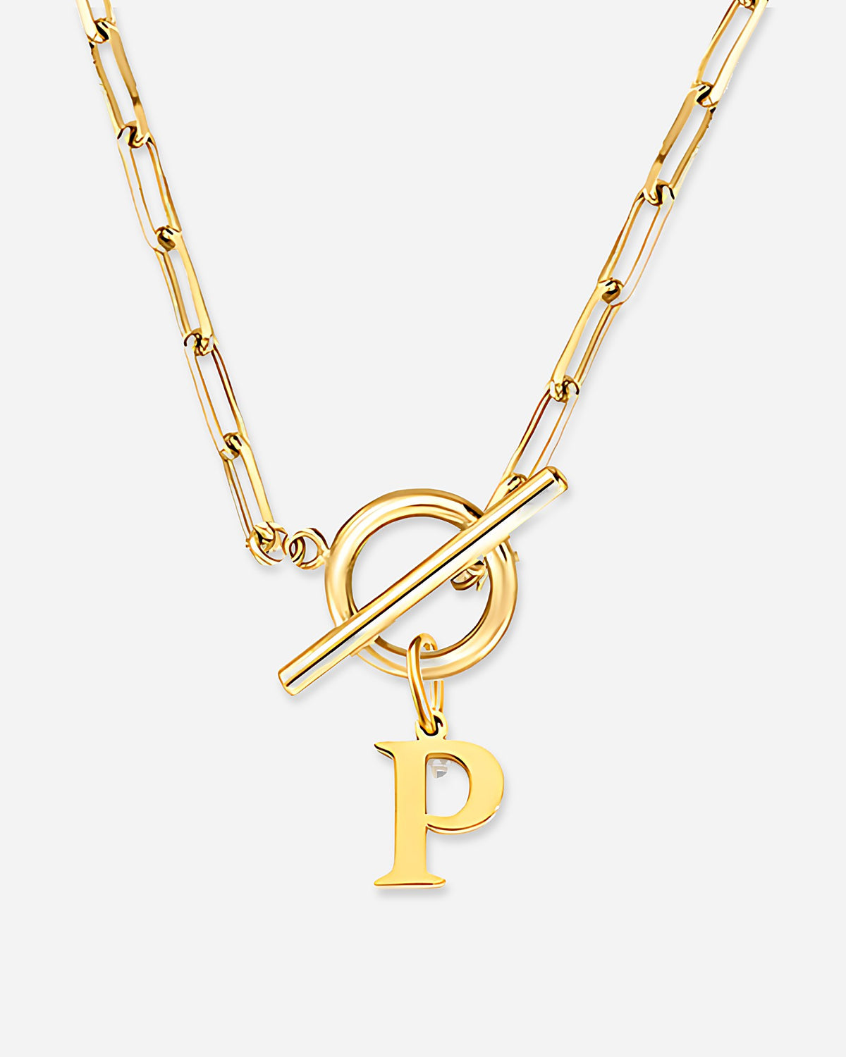 Initial Toggle Necklace