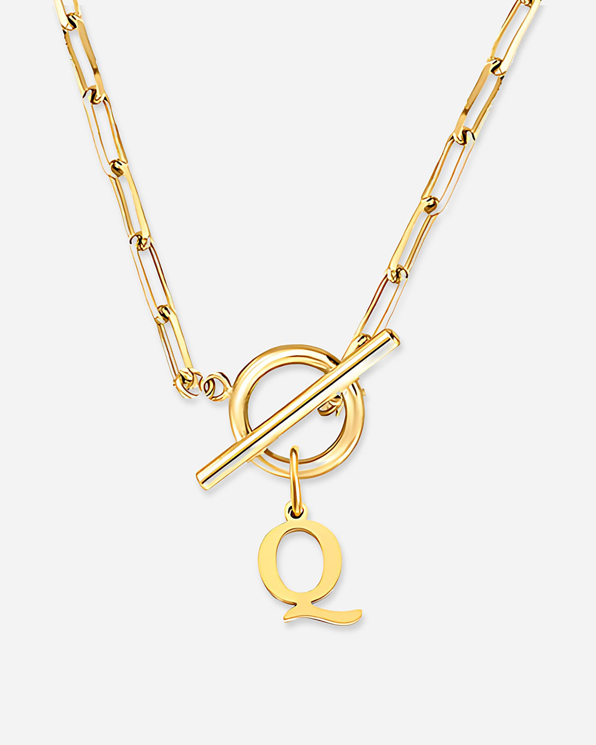 Initial Toggle Necklace