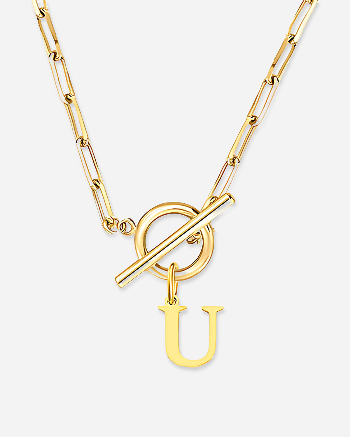 Initial Toggle Necklace