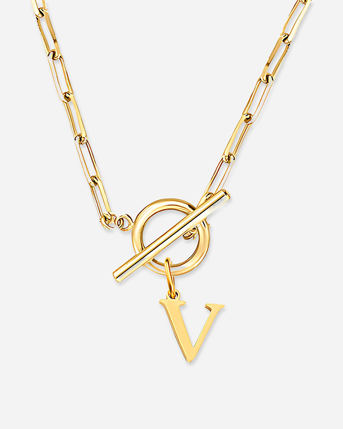 Initial Toggle Necklace