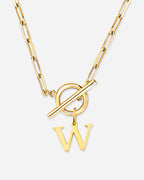 Initial Toggle Necklace