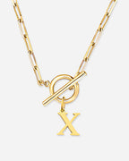 Initial Toggle Necklace