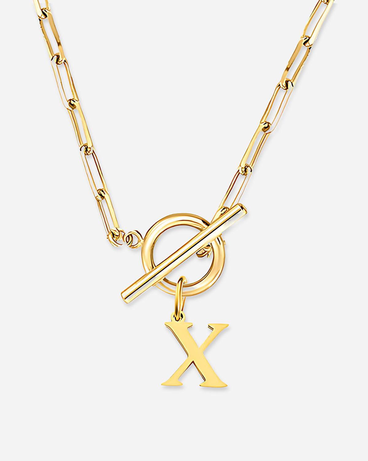 Initial Toggle Necklace
