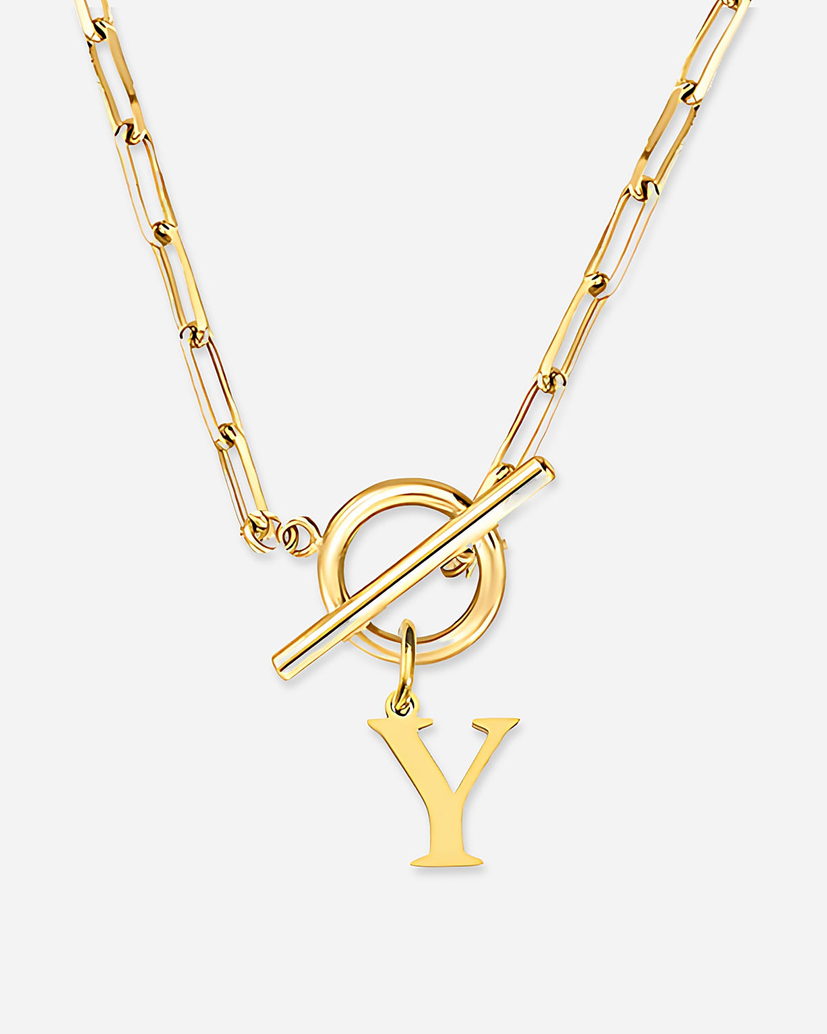 Initial Toggle Necklace