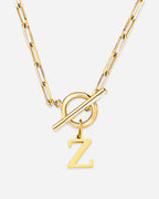 Initial Toggle Necklace