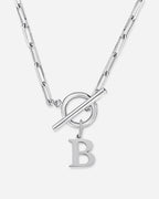 Initial Toggle Necklace
