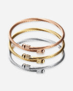 Twisted Cable Cuff Bracelet