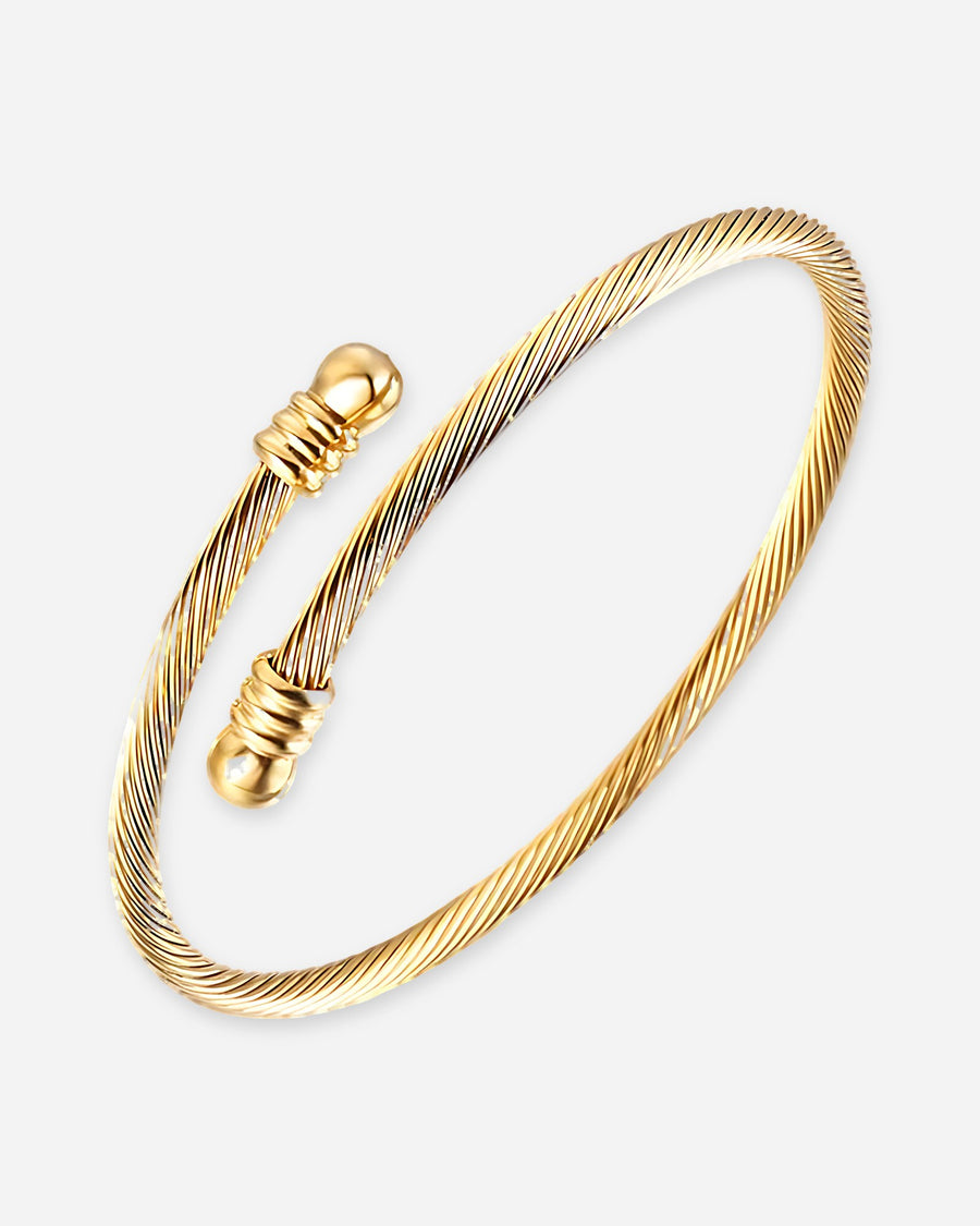 Twisted Cable Cuff Bracelet