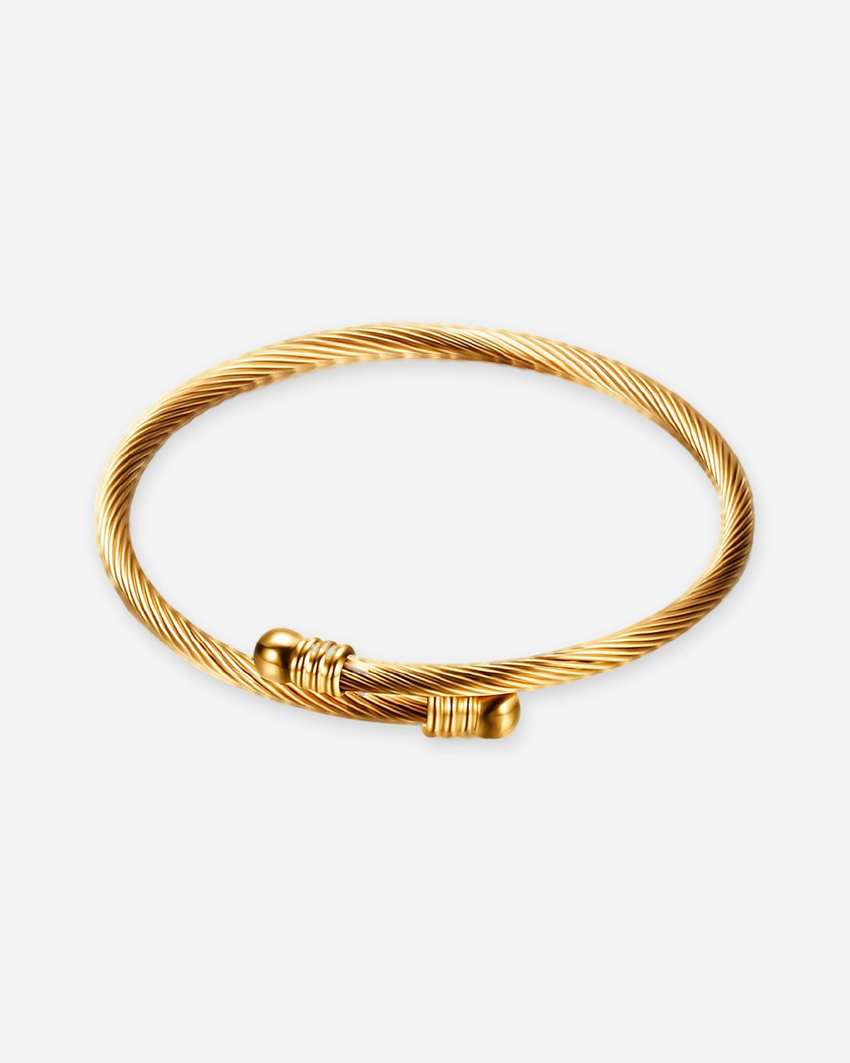 Twisted Cable Cuff Bracelet