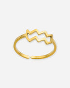Gold Zodiac Sign Ring
