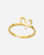 Gold Zodiac Sign Ring