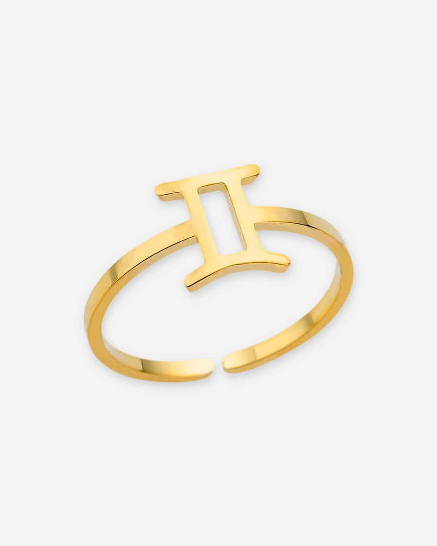 Gold Zodiac Sign Ring