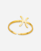 Gold Zodiac Sign Ring
