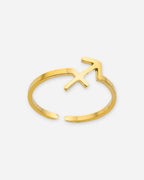 Gold Zodiac Sign Ring