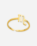 Gold Zodiac Sign Ring