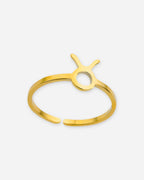 Gold Zodiac Sign Ring